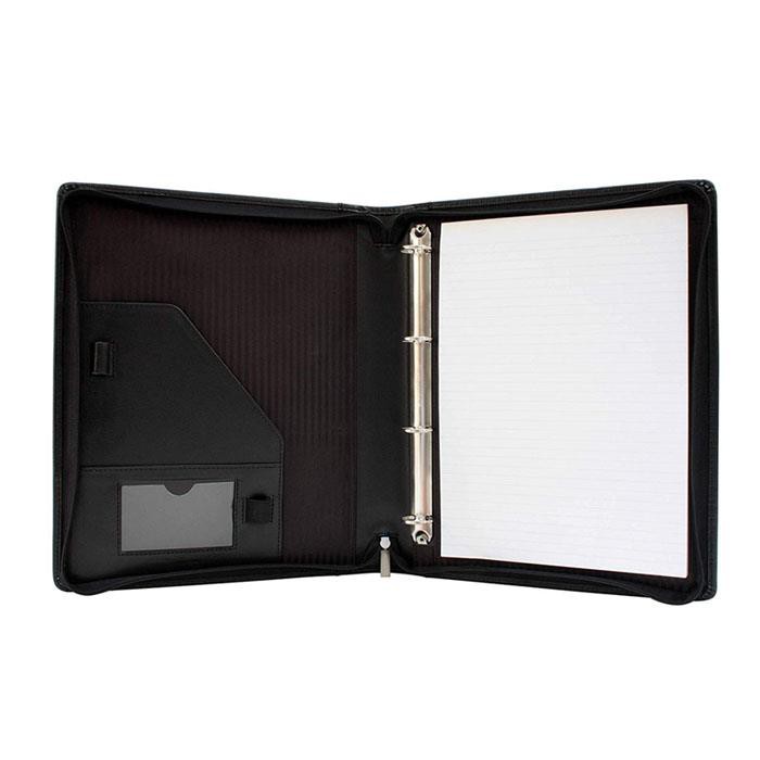 Leather Zipped Documents Organizer