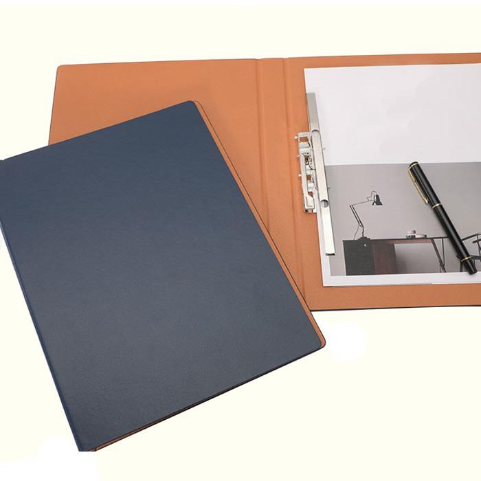 PU Leather Clip Folder