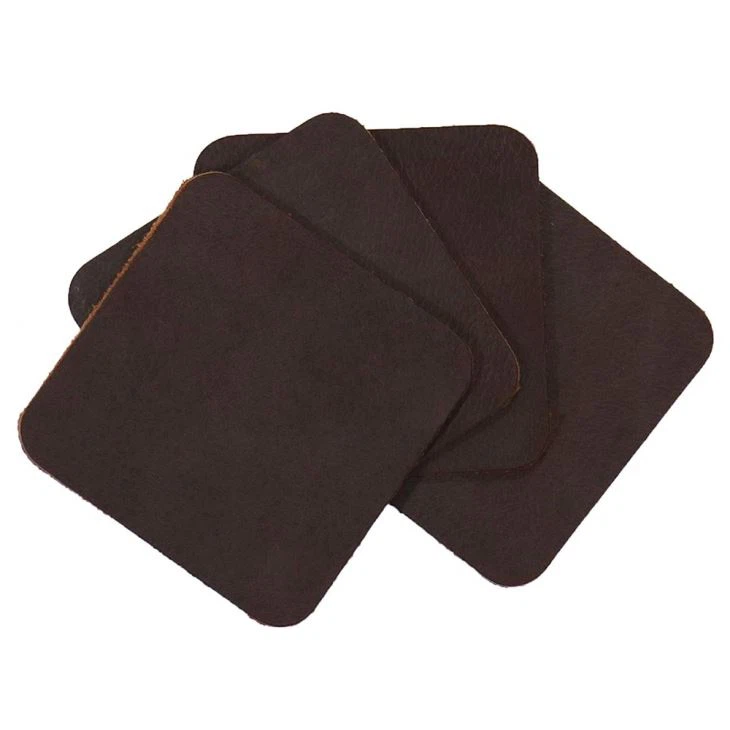 Square Real Leather Coasters