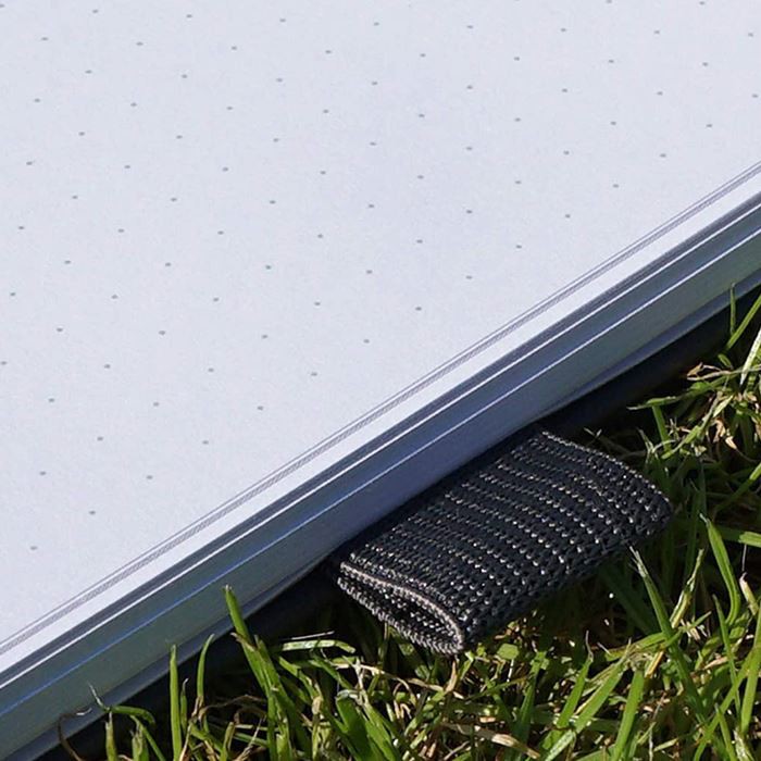 Leather Dotted Grid Notebook A5